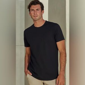 BYLT Drop-Cut Crewneck Wrinkle Resistant Stretch Fit Tee Men’s Size L